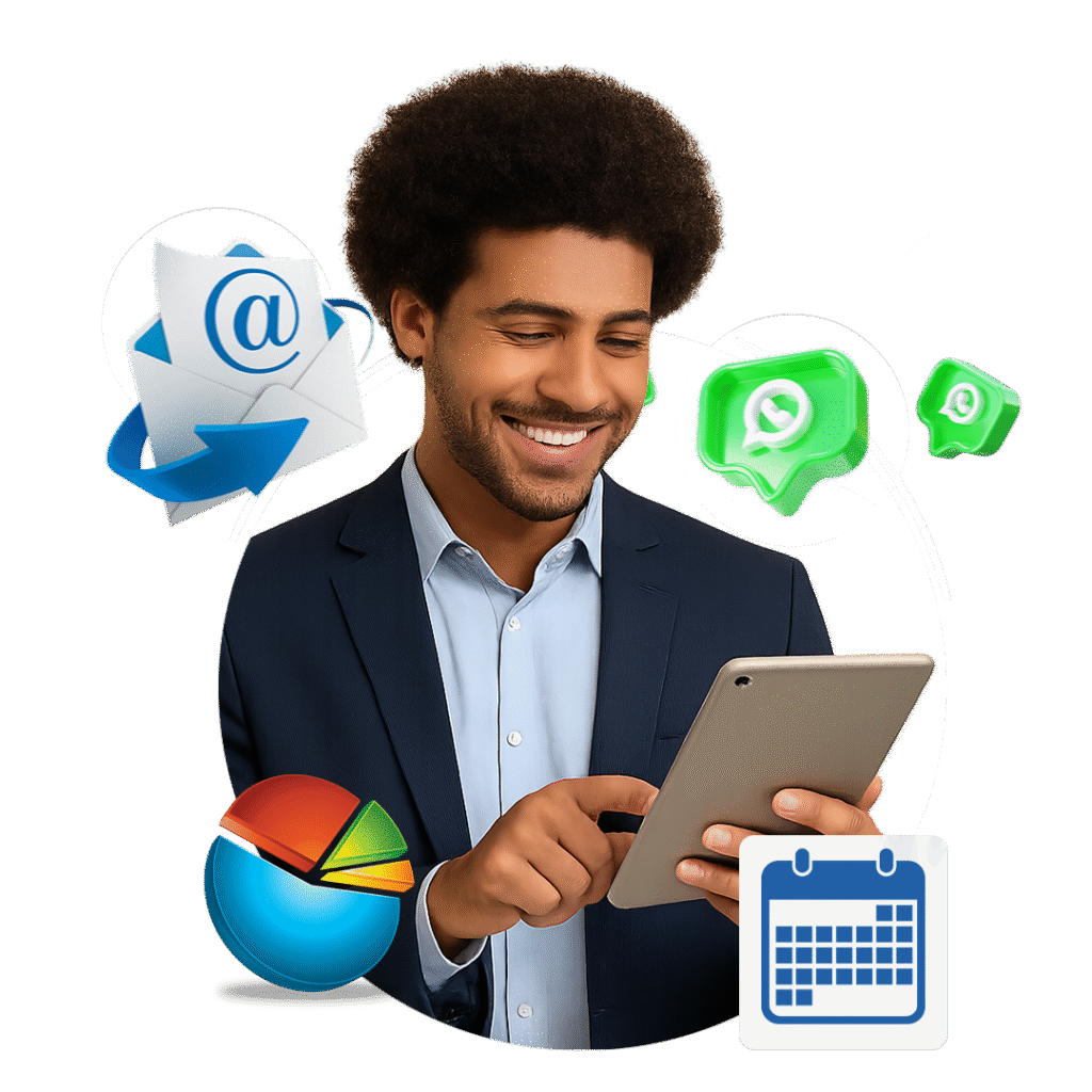 At Our Agency We assist you in sending meaningful and intimate messages to your customers directly. We create campaigns that foster trust, encourage interaction, and motivate action—from newsletters to exclusive deals—to make sure your audience is hearing from you in a way they genuinely find enjoyable.